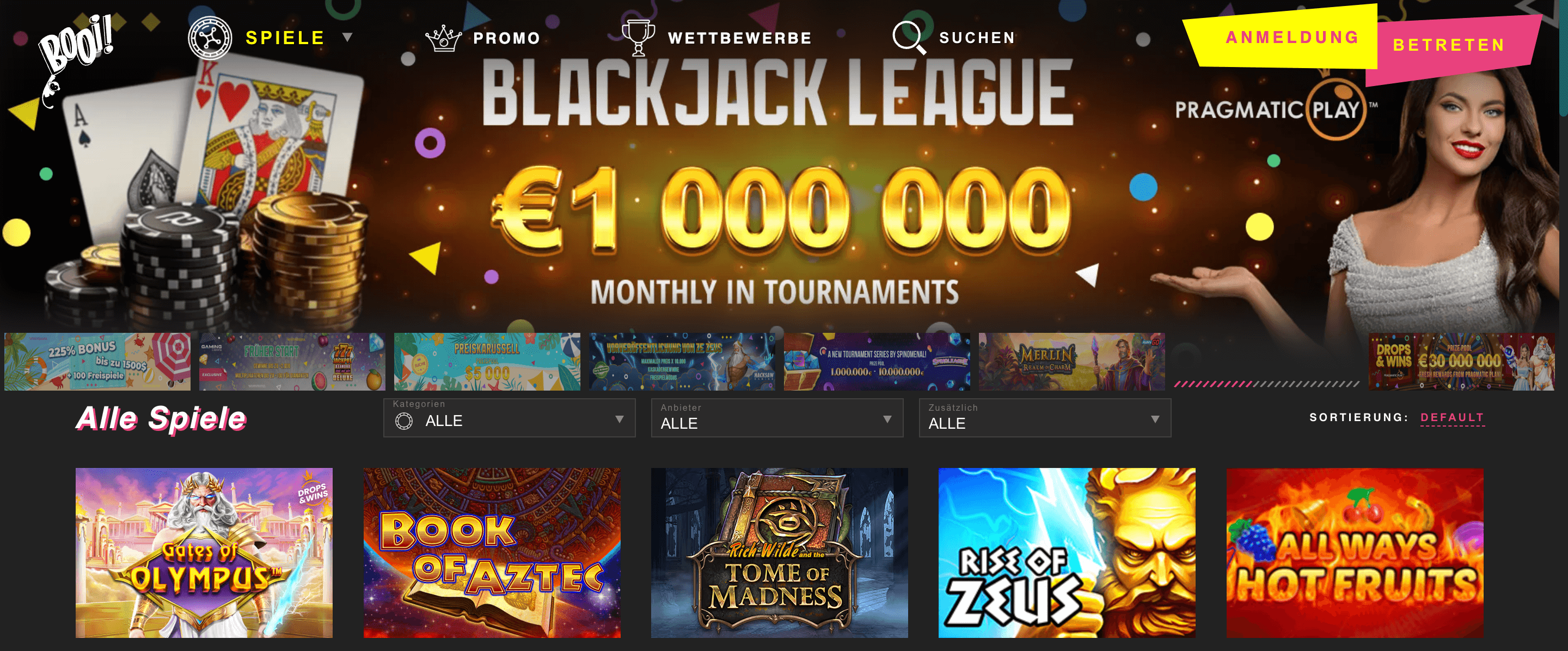 booi-Spiele alle