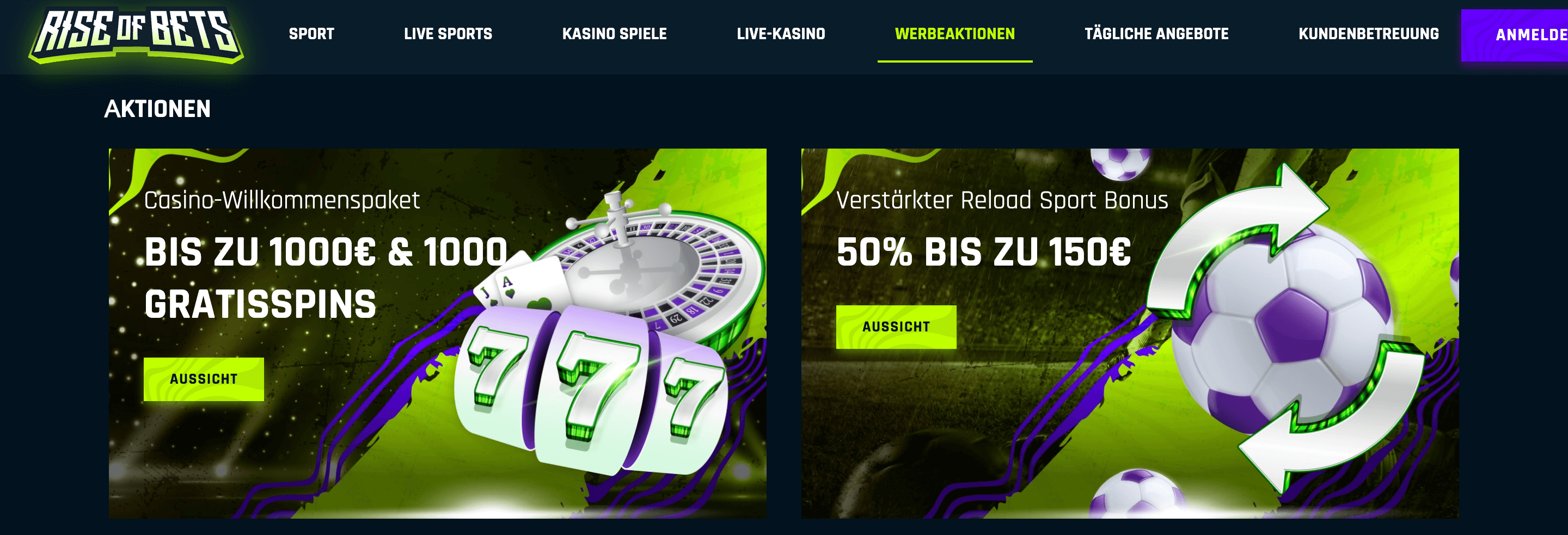 Riseofbets Promotions