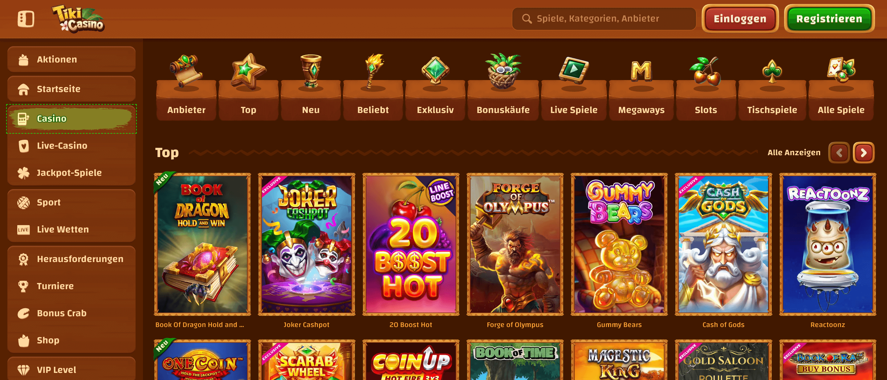 TikiCasino Slot