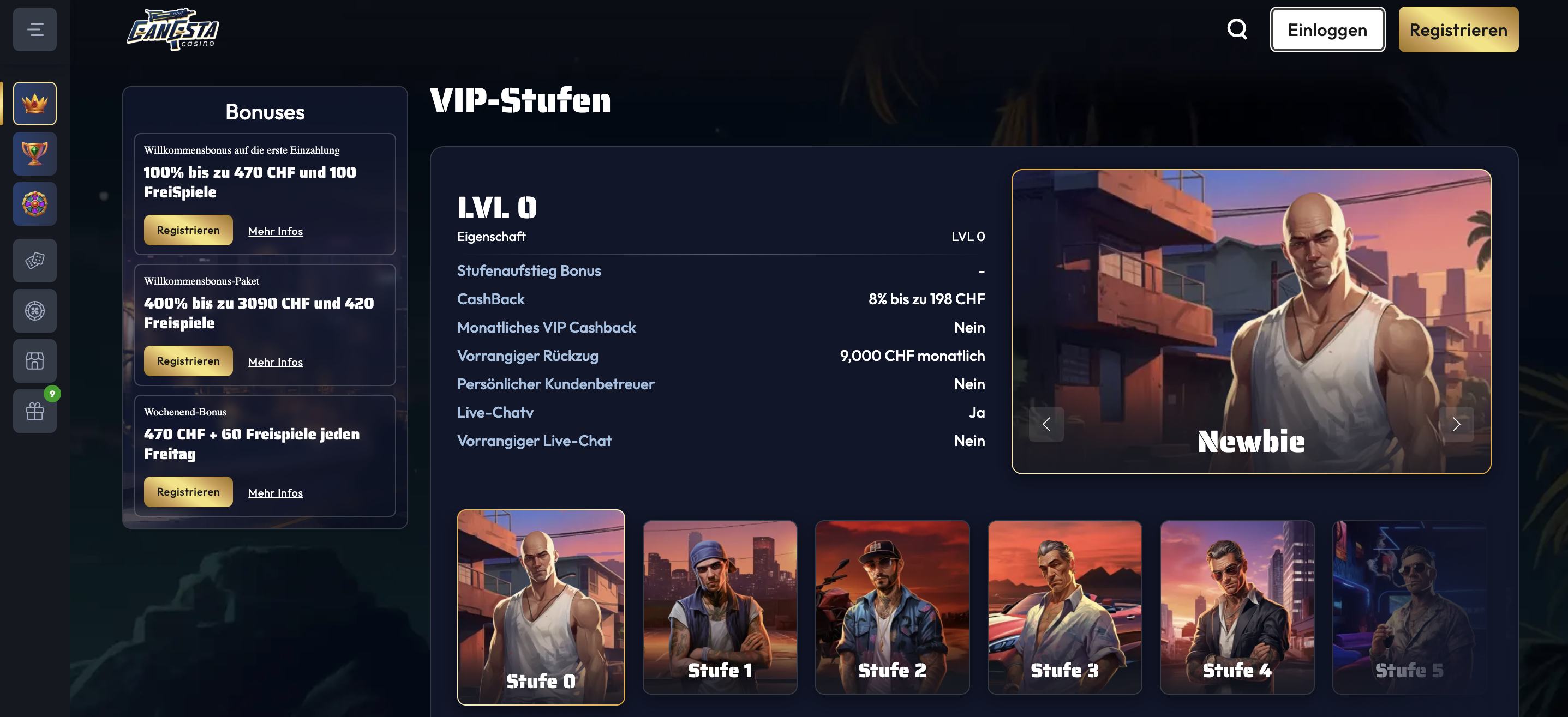 Gangsta Casino VIP